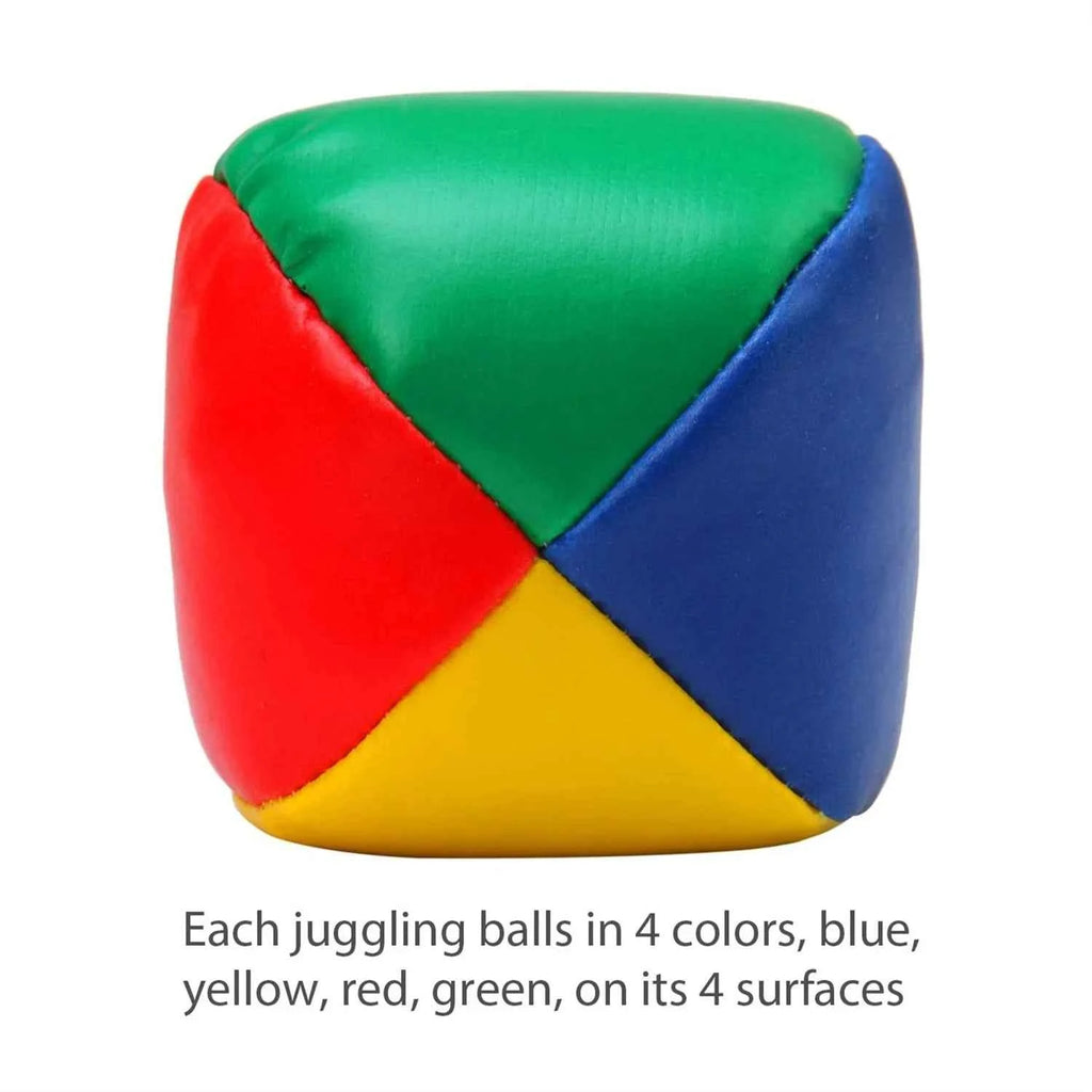 6 PCS Juggling Balls for Beginners Soft Juggle Ball Kit Easy-to-Handle Mini Juggling Balls Perfect for Fun and Stress Relief - Big Tim's Magic Emporium