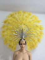 The Stardust Mirage – Premium Mohawk Feather Samba Carnival Headdress