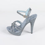 The Stardust Catwalk Stiletto – Luxury Rhinestone Platform Sandals