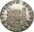 Mexico Coin 1762 8 MF Reales Fernando VI Monarchi Cupronickel Plated Silver Collectibles Copy Coins