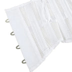 Steel Boned Mesh Short Torso Waspie Corset & Breathable Waist Cincher