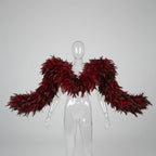 Natural Fluffy Rooster Feather Marabou Boa