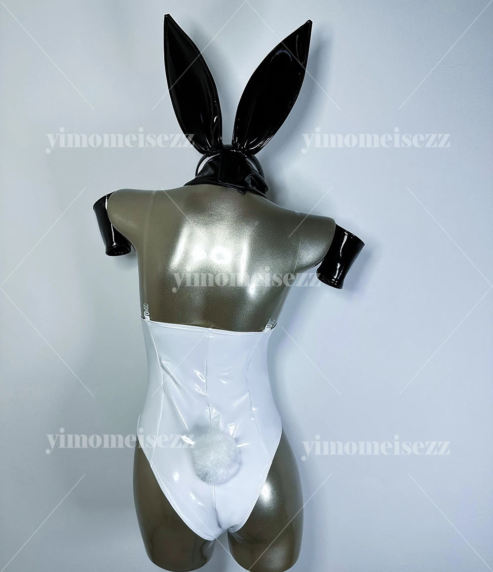Customized Rabbit Girl Cosplay Costume | Anime Halloween Jumpsuit for Nightclub & Conventions - Big Tim's Magic Emporium