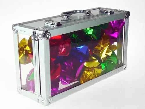 Glassy Briefcase Stage Magic Trick Bill Appear from Empty Crystal Briefcase Magicians Prop Accessory Illusion Gimmick - Big Tim's Magic Emporium