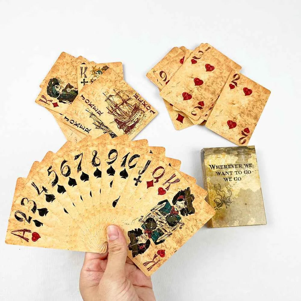 Vintage Pirate Ship Playing Cards Deck Of Cards ,Poker Cards for Party Games  Retro Poker Board Game Poker Magic Shows
