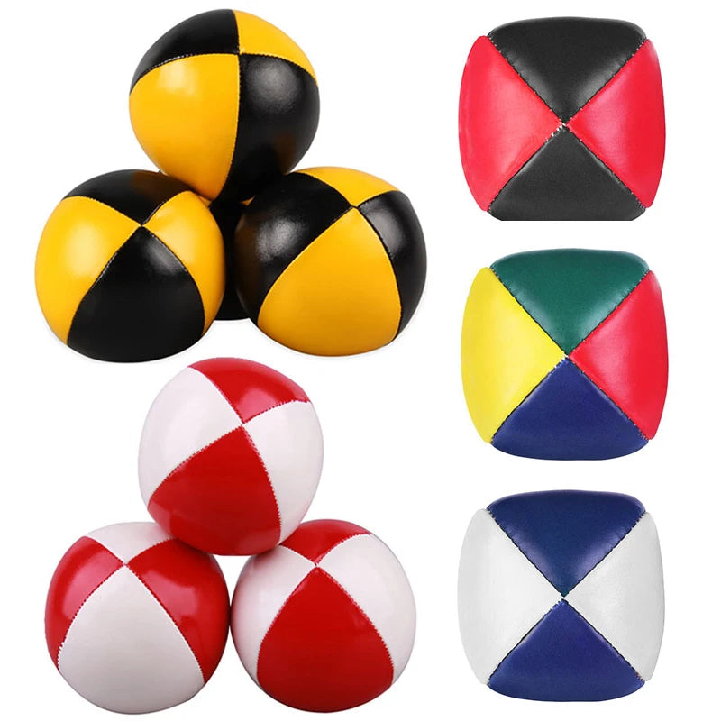 Juggling Balls Children's Outdoor Sport Ball Circus Balls With 4 Panel Design for Kids and Adults Outdoor Sport Toys