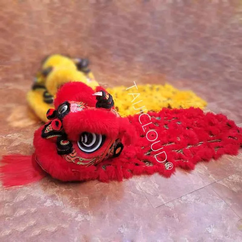 Southern Lion Dance Props for Adults, Double Performance Use, Wool Dragon Lantern, Authentic Lion Awakening Props.
