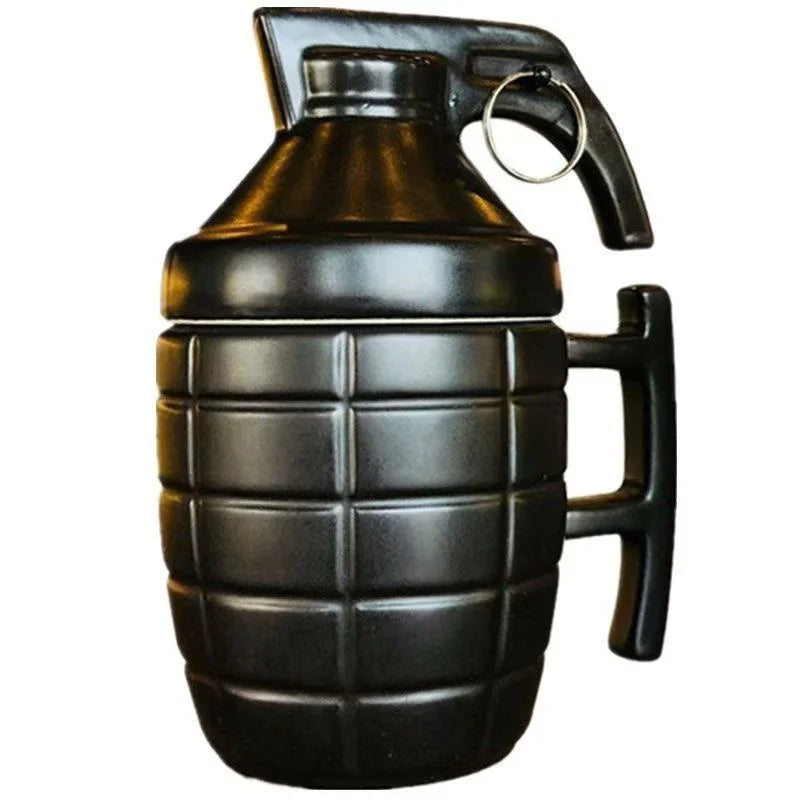 Funny Grenade Ceramic Cup Ins High Beauty Creative Odd Birthday Gift Mug Funny Water Cup