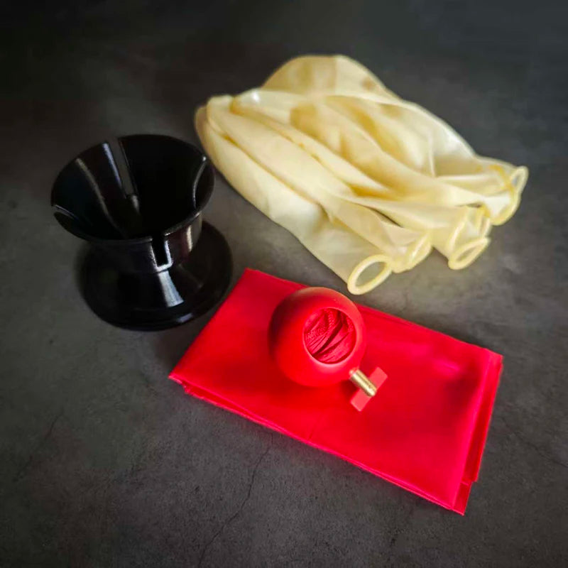 Silk in & Out Balloon – Visual Penetration Stage Magic Trick - Big Tim's Magic Emporium
