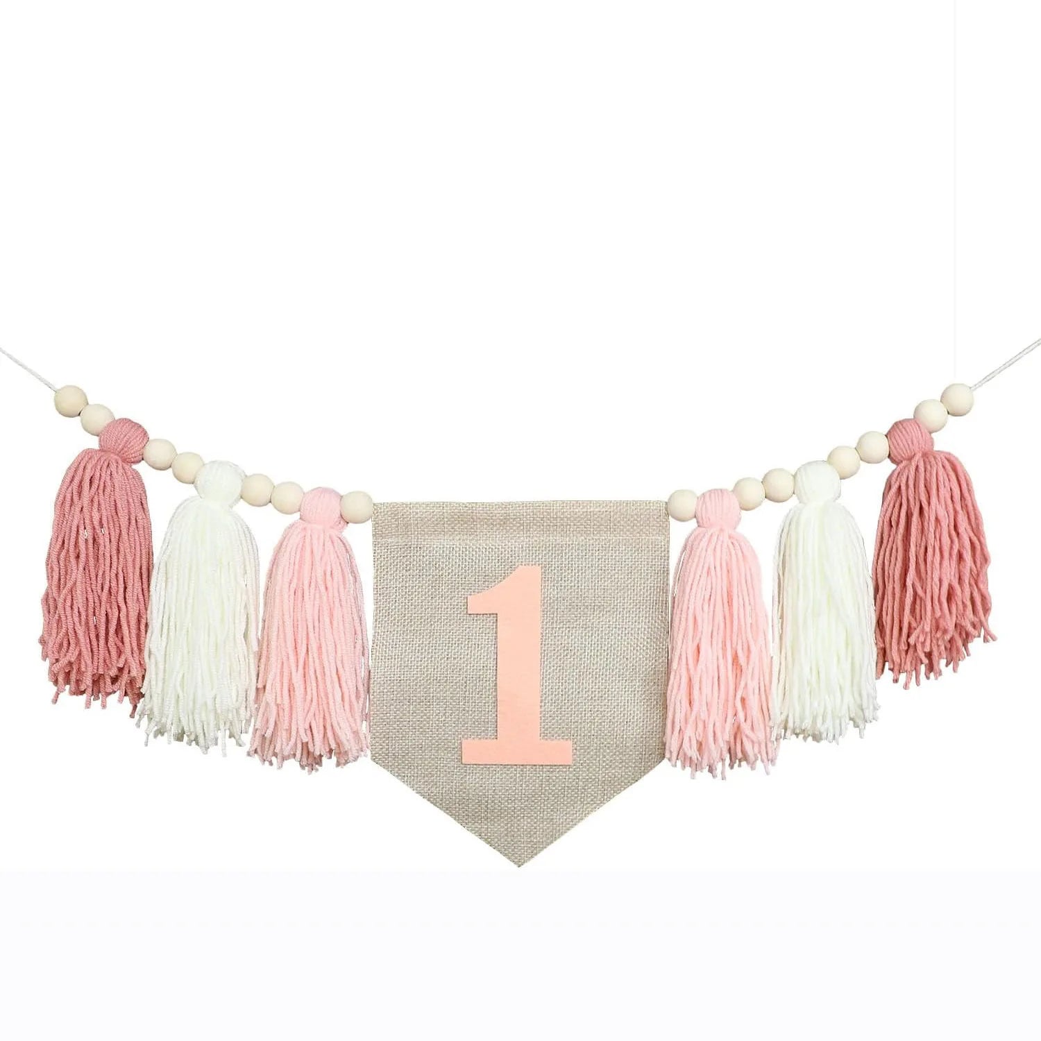 Baby Boy Girls First 1st Birthday Party Decorations Backdrop Wall Hangings Decorative for Kids Bedroom Nursery Wall Decor