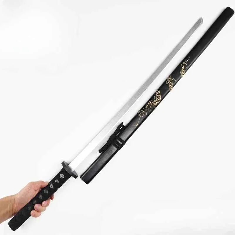Wooden Knife Cos Animation Performance Practice Stage Prop Performance 100cm