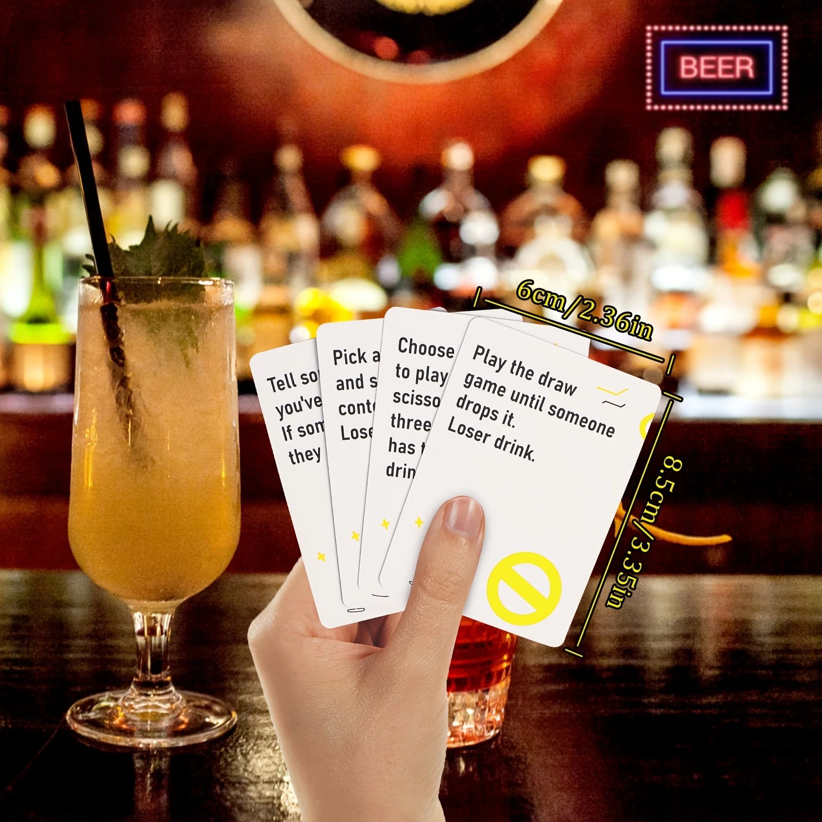 Drink Till You Drop Party Board Game Cards – Fun Social Drinking Game for Family Gatherings, Friend Gatherings & Team Building - Big Tim's Magic Emporium