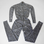 Sparkly Rhinestone Luxury Jumpsuit & Stage Performance Costume