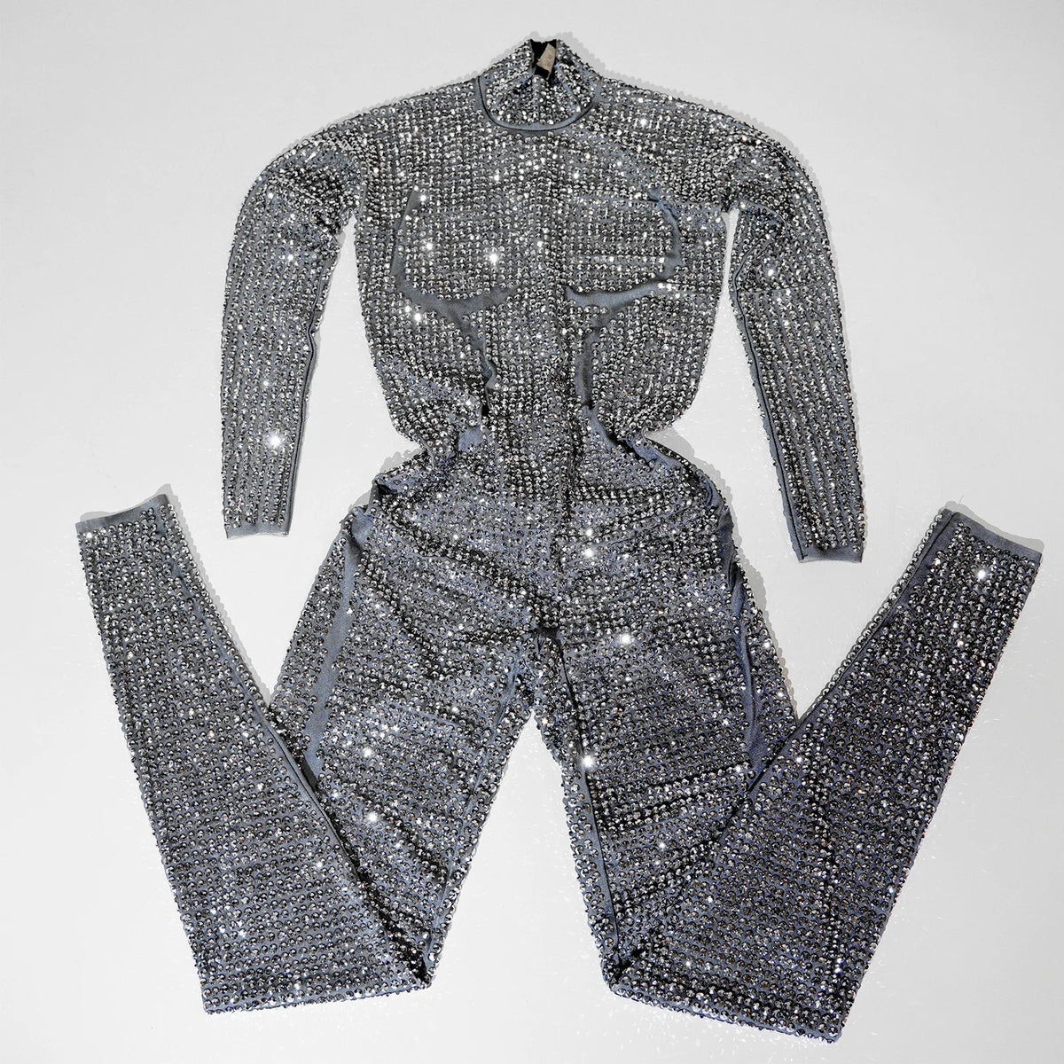 Sparkly Rhinestone Luxury Jumpsuit & Stage Performance Costume