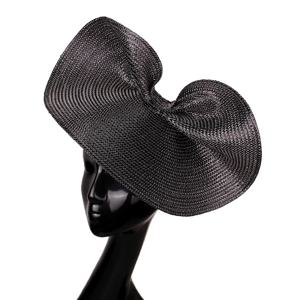 Glitter Metallic Sinamay Floral Fascinator Kentucky Derby Tea Party Pillbox Hat