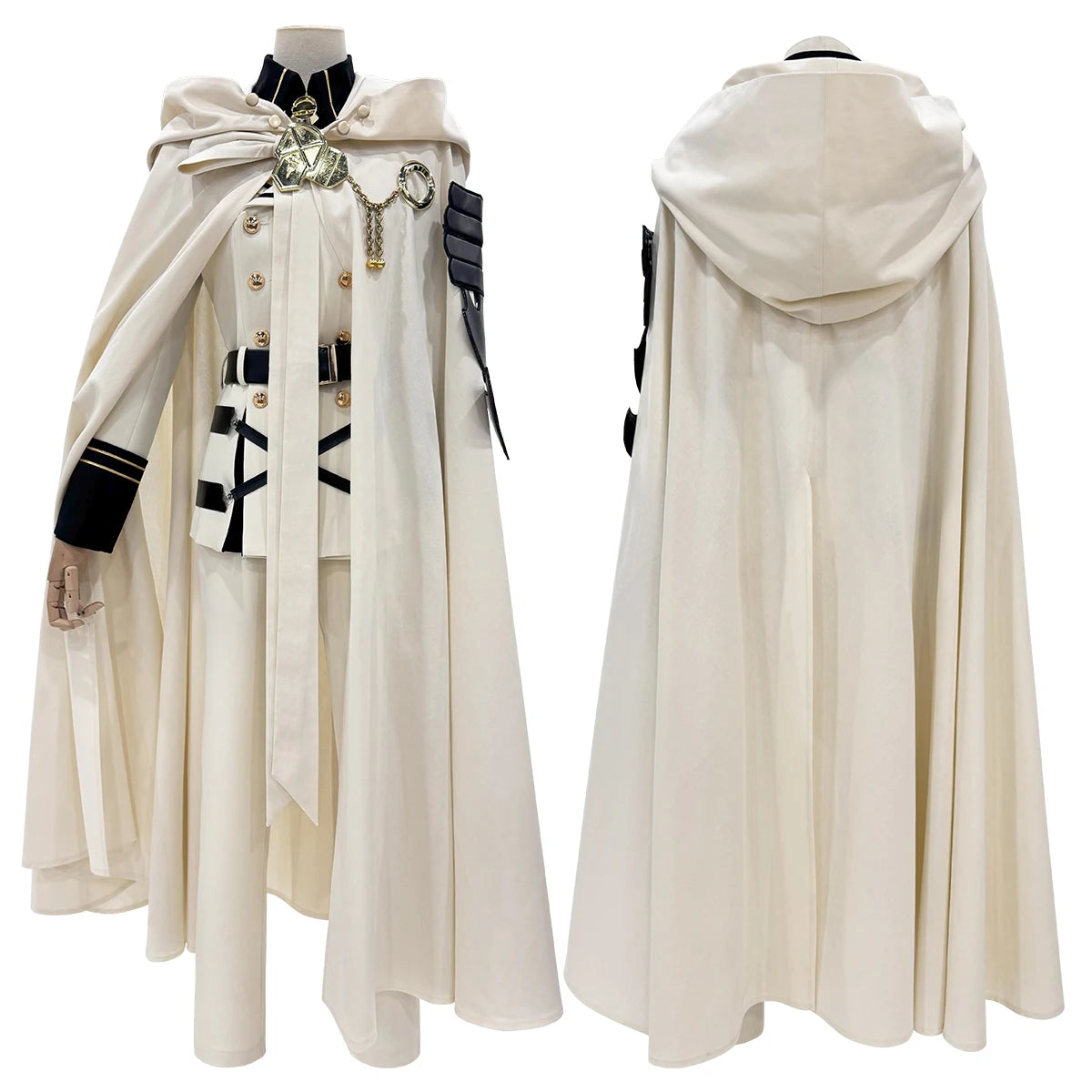 HOLOUN Seraph Of The End Anime Mikaela Hyakuya Cosplay Costume Cloak Jacket Pants Shirt Halloween Christmas Convention - Big Tim's Magic Emporium
