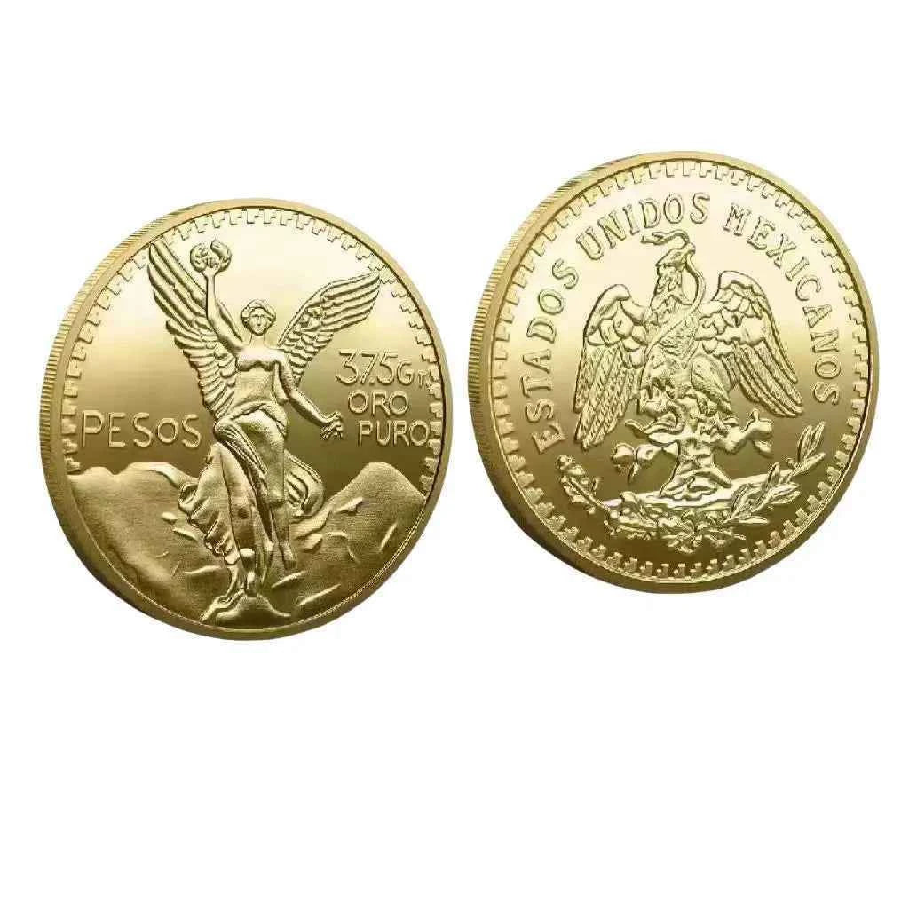 Mexico Eagle Ocean Eagle Snake Foreign Trade Commemorative Coin  Metal Commemorative Coin Statue of Liberty Commemorative Coin