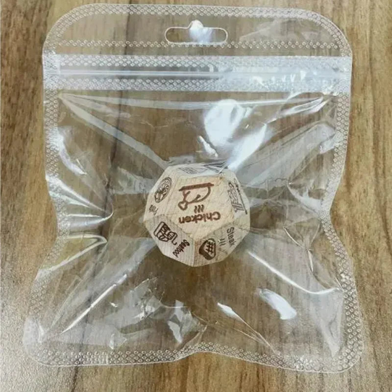 Valentines Day Gifts for Him Her,Date Night Food Decision Dice,Funny Couples Gifts for Boyfriend Girlfriend Anniversary Birthday - Big Tim's Magic Emporium