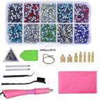 Fast-Heated Hotfix Rhinestone Applicator Wand Tool Kit