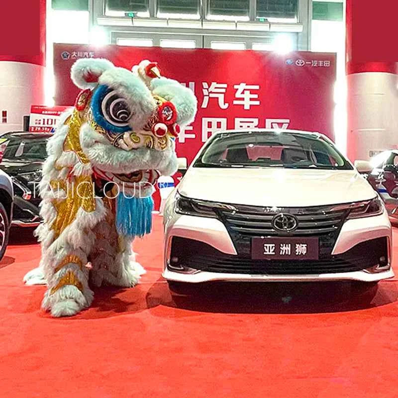 Southern Lion Dance Props for Adults, Double Performance Use, Wool Dragon Lantern, Authentic Lion Awakening Props.