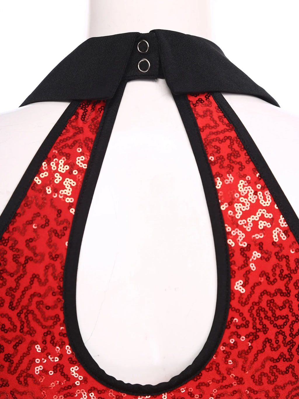 Women's Shiny Sequin Sheer Mesh Feather Latin Jazz Dance Bodysuit