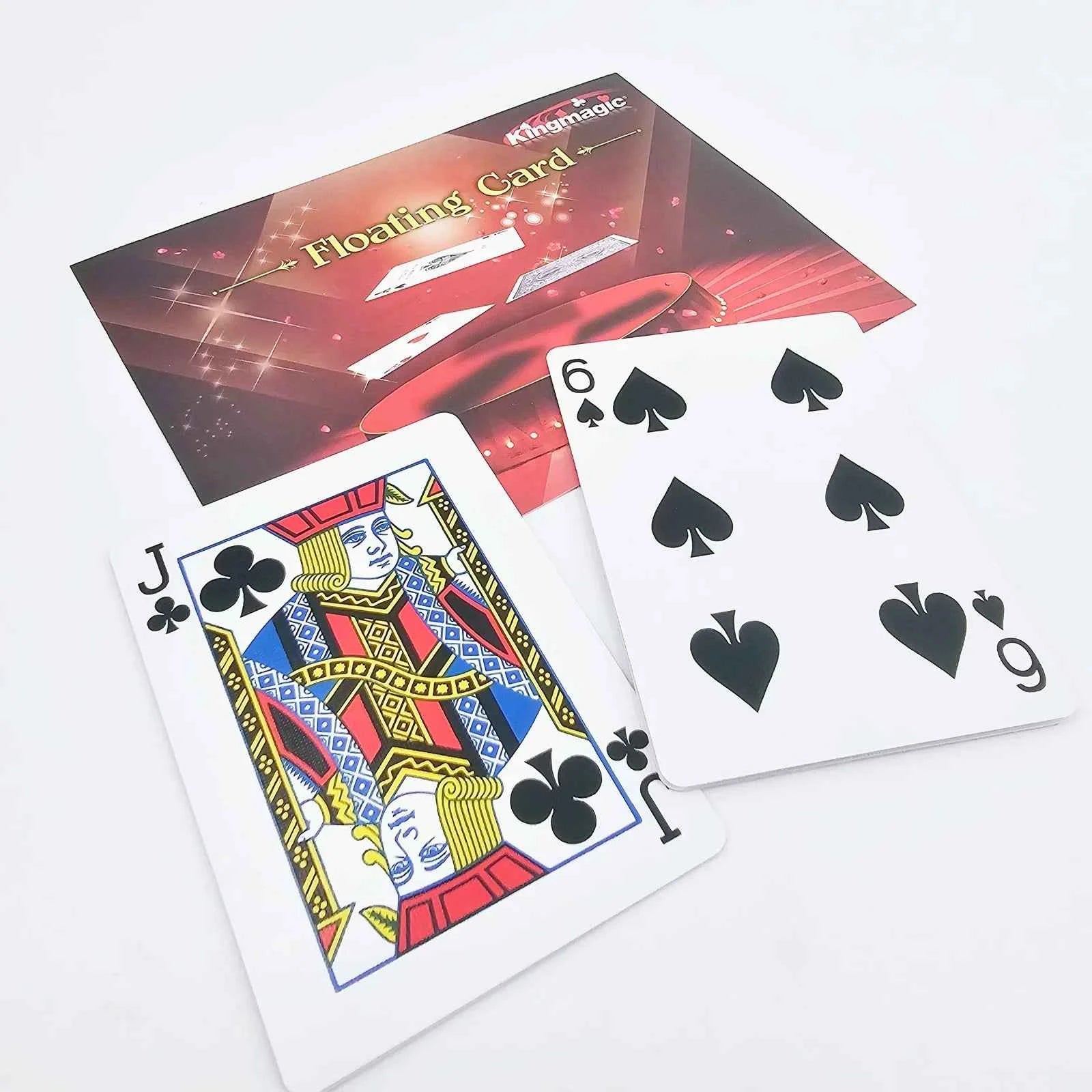 Floating Card Magic Tricks Playing Card Suspension Magia Close Up Street Bar Mentalism Props Gimmicks Illusions