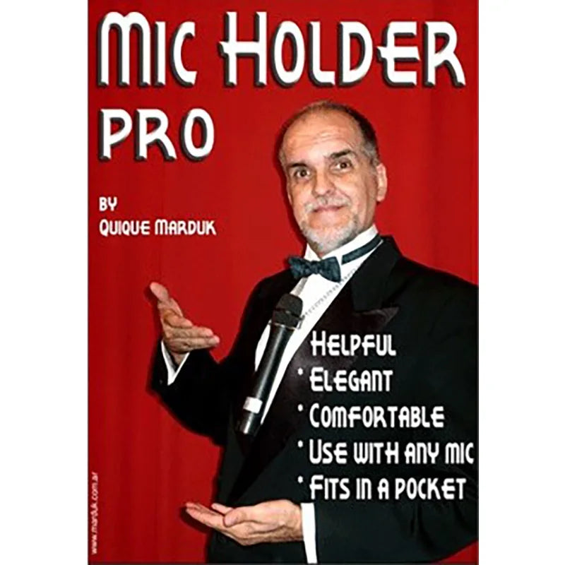 Pro Mic Holder Magic Tricks Magica Accessories For Stage Street Bar Illusions Gimmick Comedy Easy to do Use With Any Mic - Big Tim's Magic Emporium