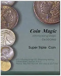 Johnny Wong Super Triple Coin Eisenhower Dollar magic tricks
