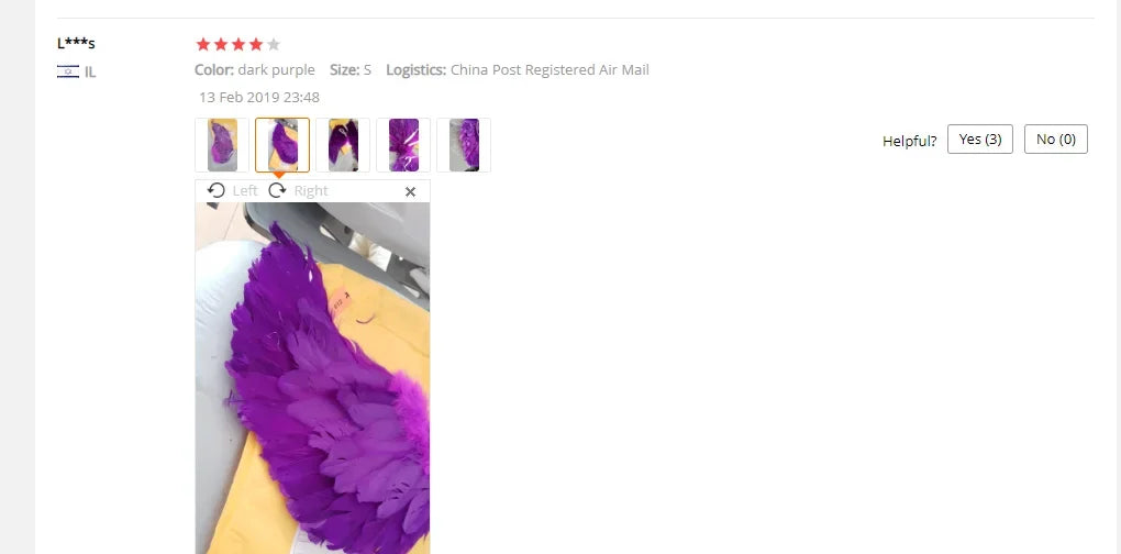 Party Glow LED Angel Feather Wing with Luminous Light Up Effect for Costume Birthday, Wedding and Christmas - Big Tim's Magic Emporium