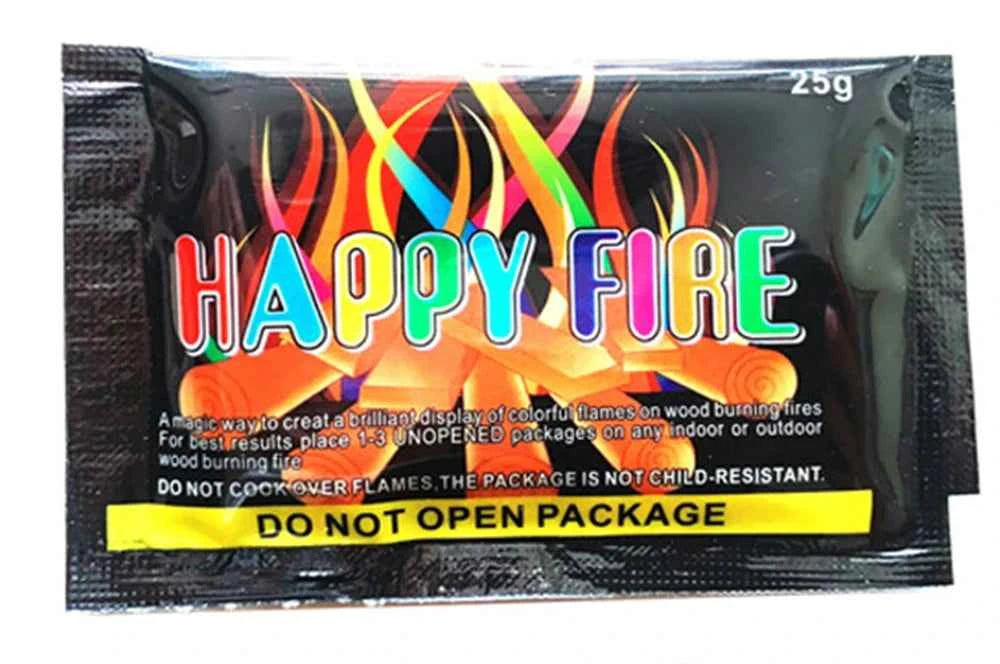 Mystical Fire Magic Tricks Color Flames Powder Bonfire Sachets Fireplace Pit Patio Toy Magician Pyrotechnics Party Glowing Props - Big Tim's Magic Emporium