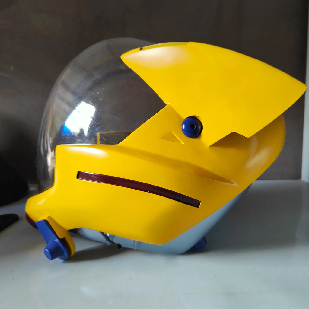 For Women Men Cos Masks Asuka Cos Langley Soryu Cosplay Helmet Anime Game Punk Makinami Illustrious Accessories Party Props Mask - Big Tim's Magic Emporium