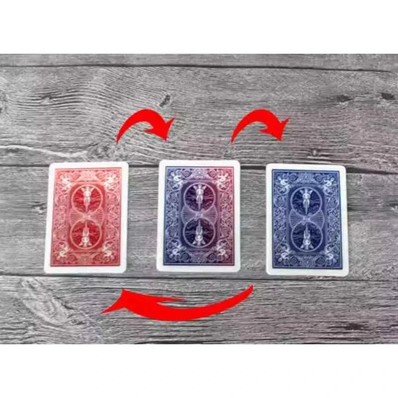Change By Lloyd Barnes Magic Tricks Awaken Color Changing Poker Card Magic Props Close Up Props Gimmick Magia Toys Joke Magie
