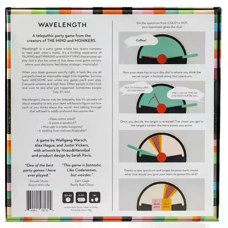 English Telepathic Party Board Game; Strategize and Enjoy with Family, 2-12 Players - Big Tim's Magic Emporium
