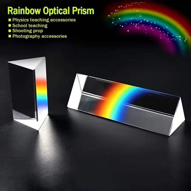 Optical Refraction Right Angle Triangular Prism Triangular Strip Photography Props Optical Physics Teaching Experimental GIFT