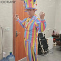 Halloween Adult Men And Women Clown Costume Circus Masquerade Dress Up Amusement Park Funny Role-playing Performance Costume Set - Big Tim's Magic Emporium