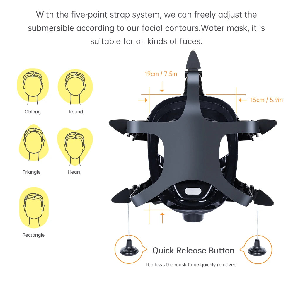 Full Face Diving Mask - Big Tim's Magic Emporium
