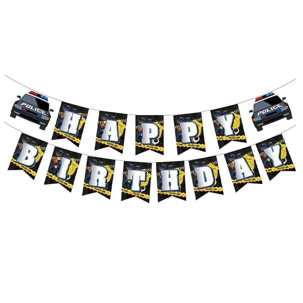 10pc Police Cupcake Toppers Policeman Birthday Cupcake Picks Police Cake Decors Baby Shower Police Theme Birthday Party Supplies