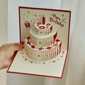 Happy Birthday Pop Up Card – 3D Birthday or Anniversary Greeting Card for Milestone Celebrations, Wedding Anniversary