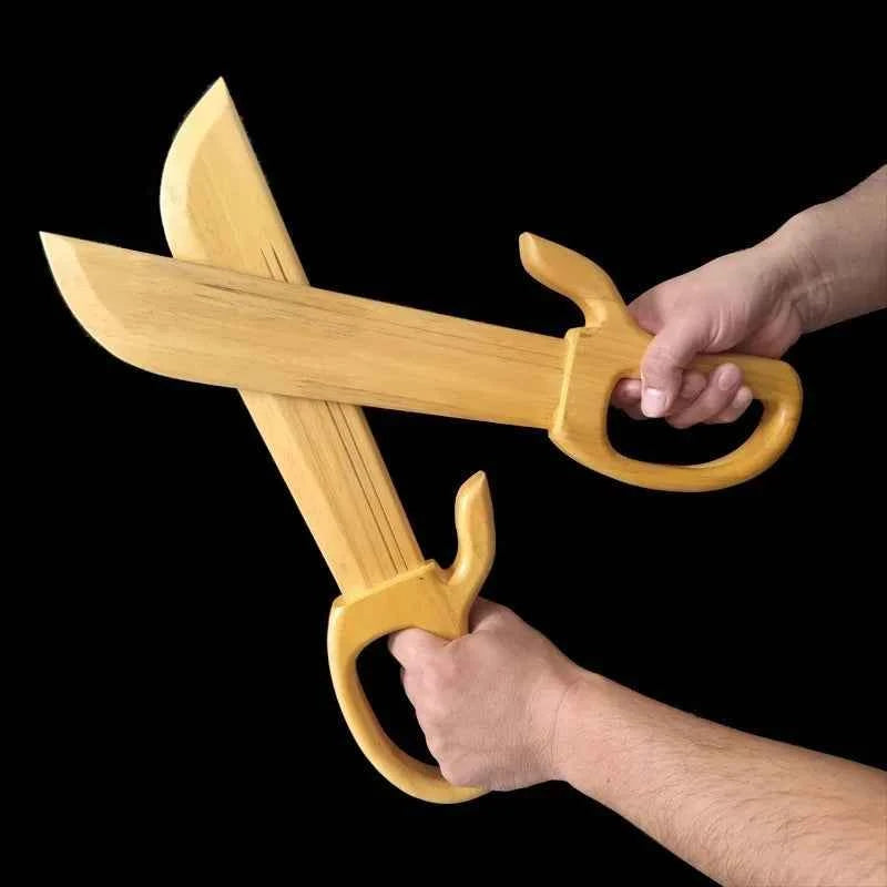Chinese Wing Chun Wooden Sword Butterfly Double Sword Props Performance Stage Props Wooden Wing Chun Blades Wood