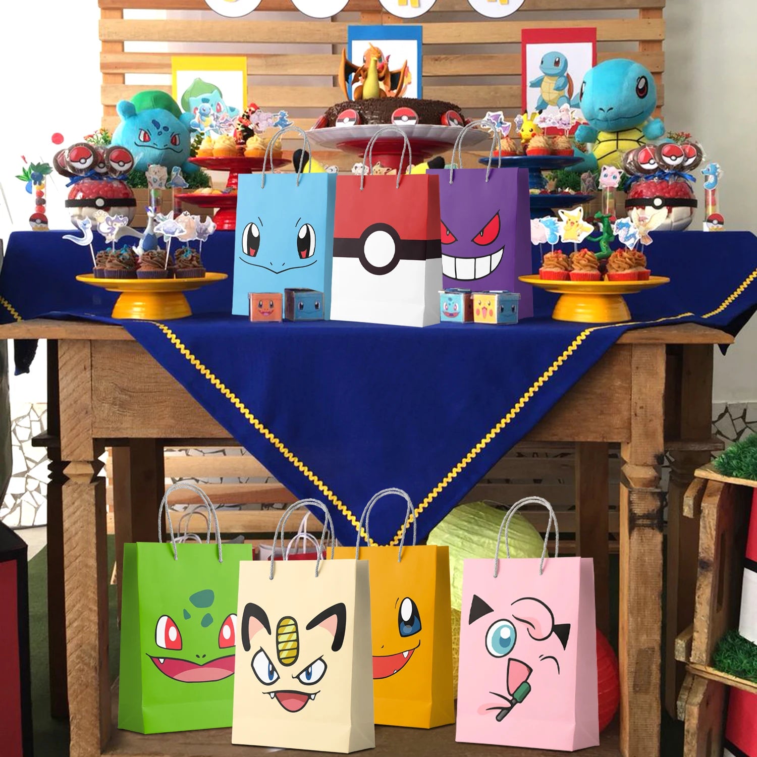 Pikachu Party Favour Bags-24 Pcs Pokemon Pikachu Party Bags for Pikachu Birthday Party Decorations&Pikachu Party Supplies - Big Tim's Magic Emporium