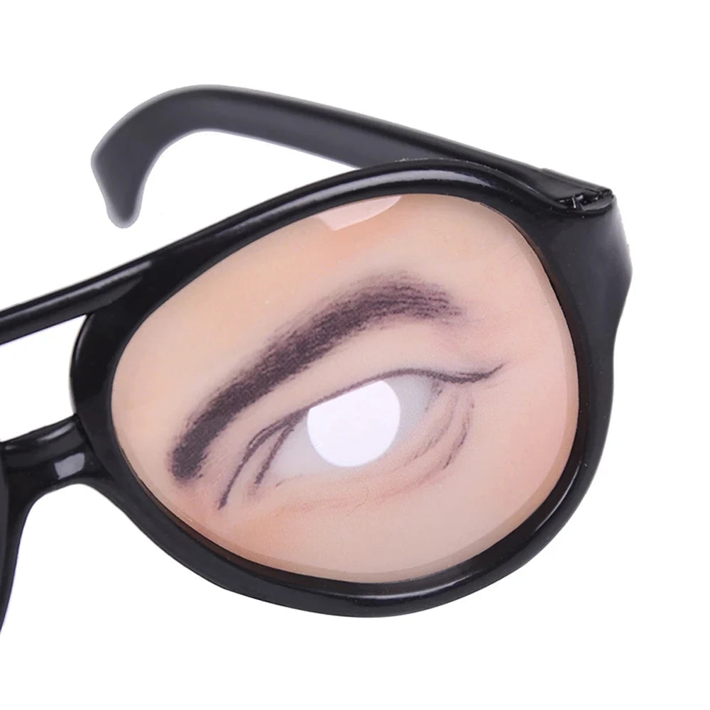 Novelty Halloween Joke Toy Prank Toy Mischief Decoration Eyes Frames Glasses Toy Funny Joke Glasses Fake Glasses Funny Glasses - Big Tim's Magic Emporium