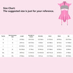 Glossy Wet-Look Halter Romper Bodysuit with Flared Skirt Hem & Integrated Garters