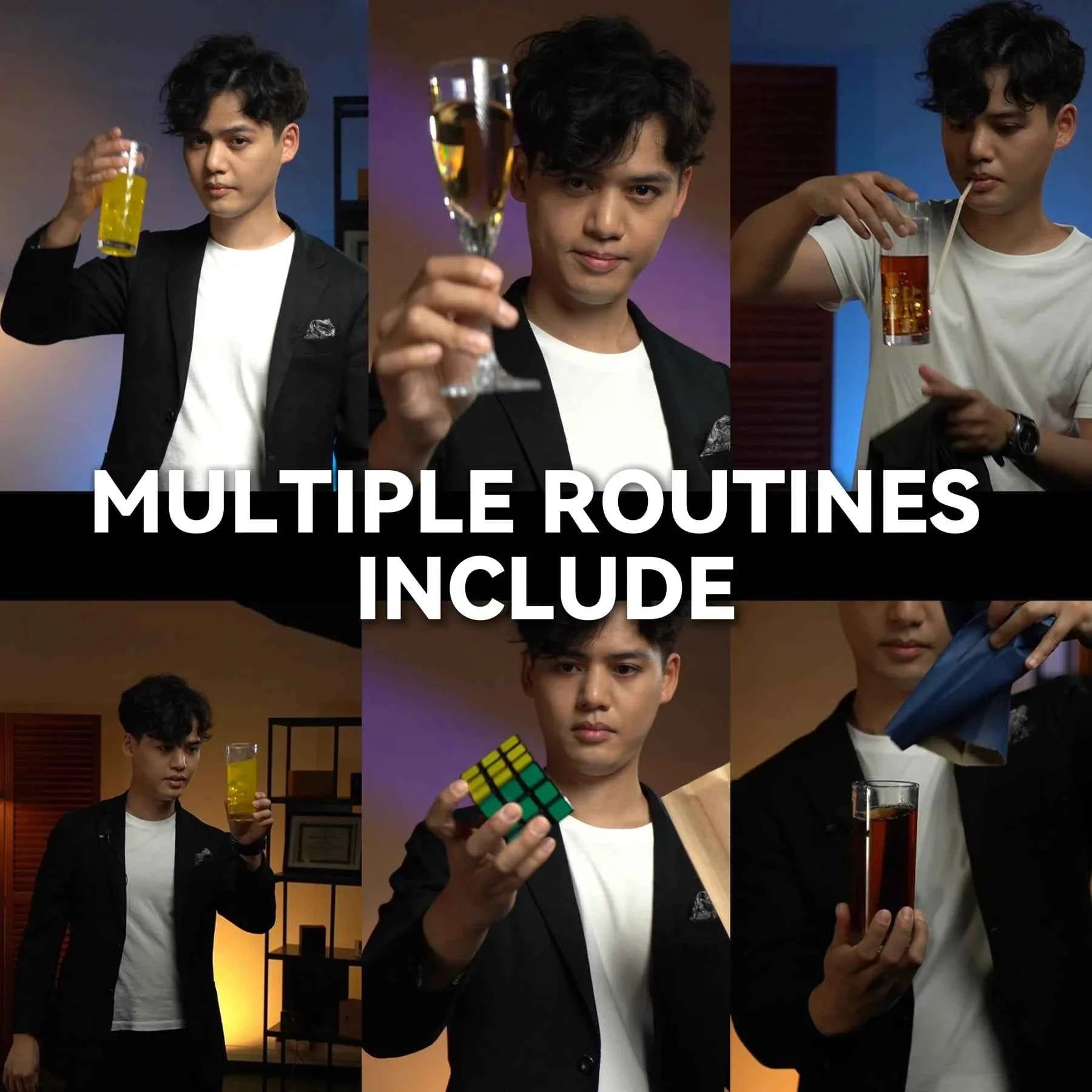 Perfect Water Glass & Perfect Champagne Glass Magic Tricks Appearing Drink Liquid Production Magia Stage Illusions Gimmicks Prop - Big Tim's Magic Emporium