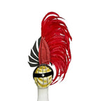 The Stardust Empress Dionysia – White Feather Carnival & Masque Ball Headdress