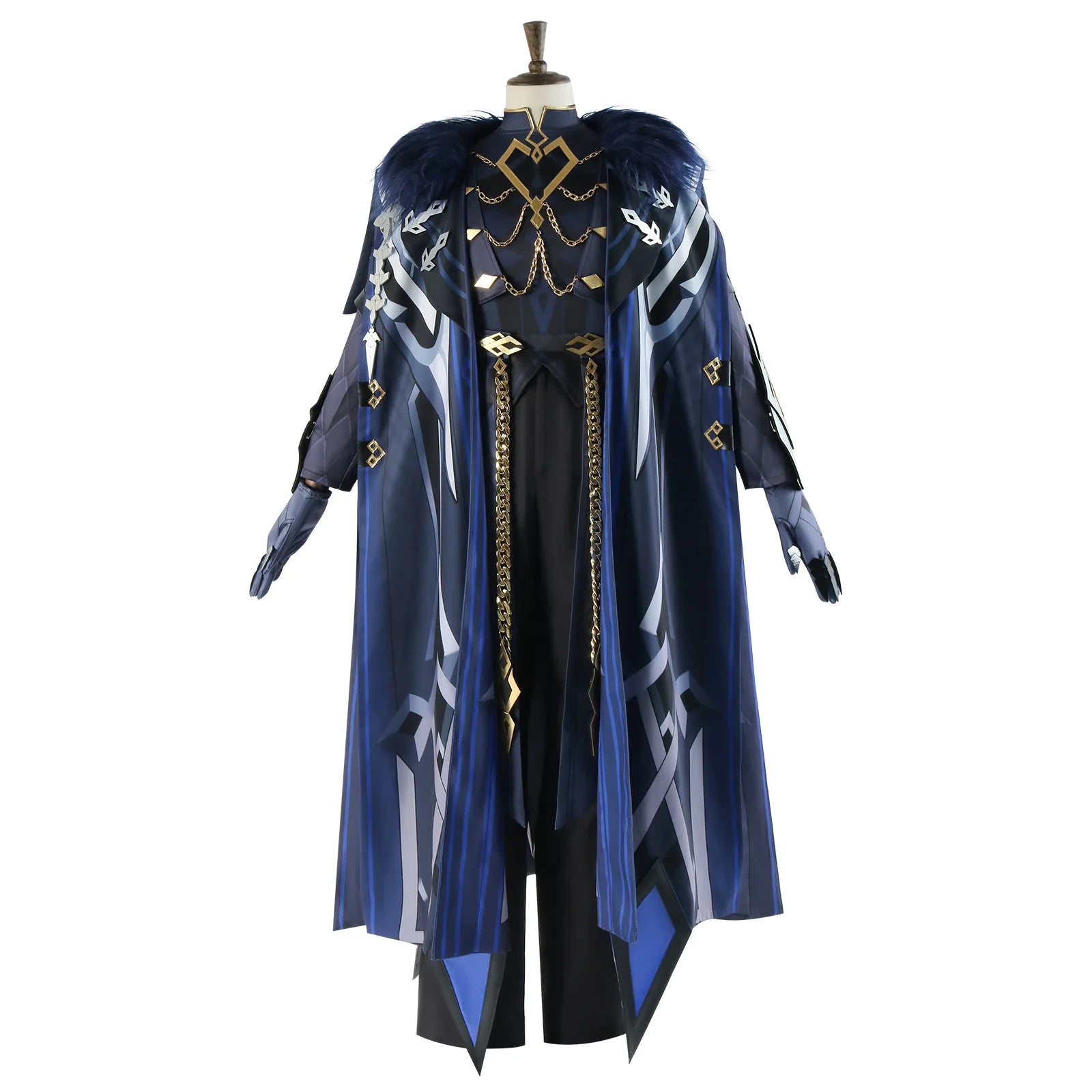 Il Capitano Cosplay Costume | Cloak, Uniform & Mask Set | Genshin Impact - Big Tim's Magic Emporium