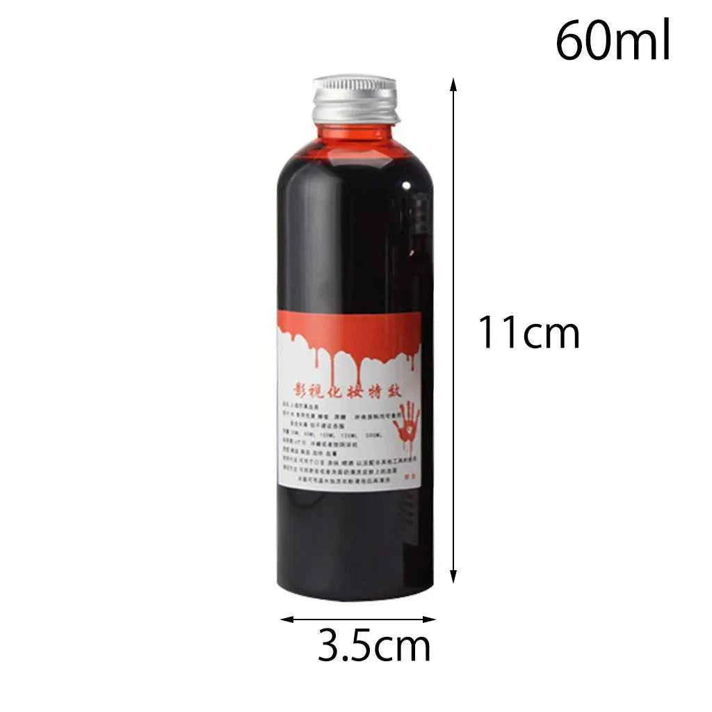 30/60/100ML Halloween Props Plasma Horror Fake Blood Gel Props Halloween Emulation Makeup Blood Cosplay Prank Fake Blood Props