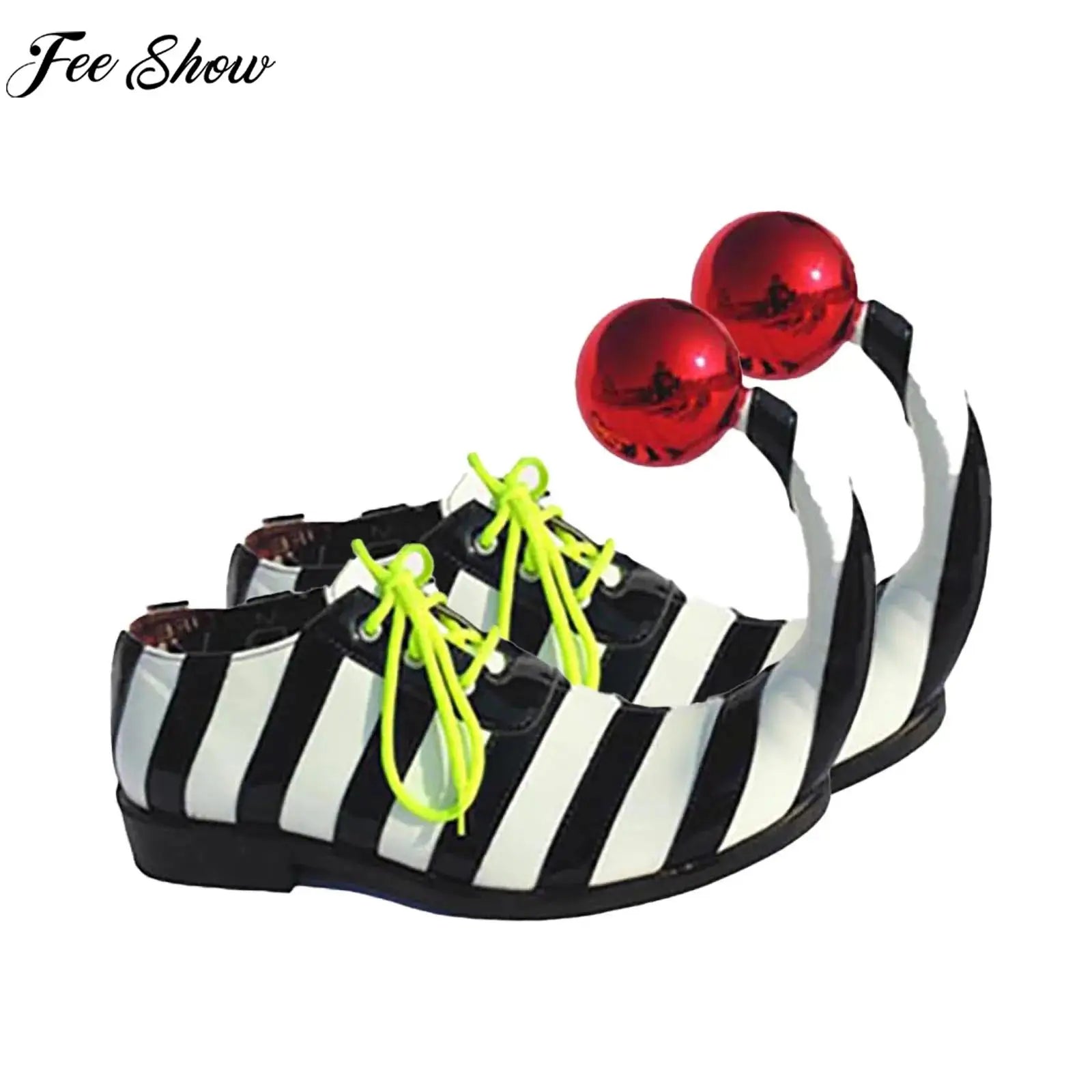 Adults Clown Shoes with Red Ball Halloween Carnival Theme Party Funny Circus Club Cosplay Performance Costume Accessories - Big Tim's Magic Emporium