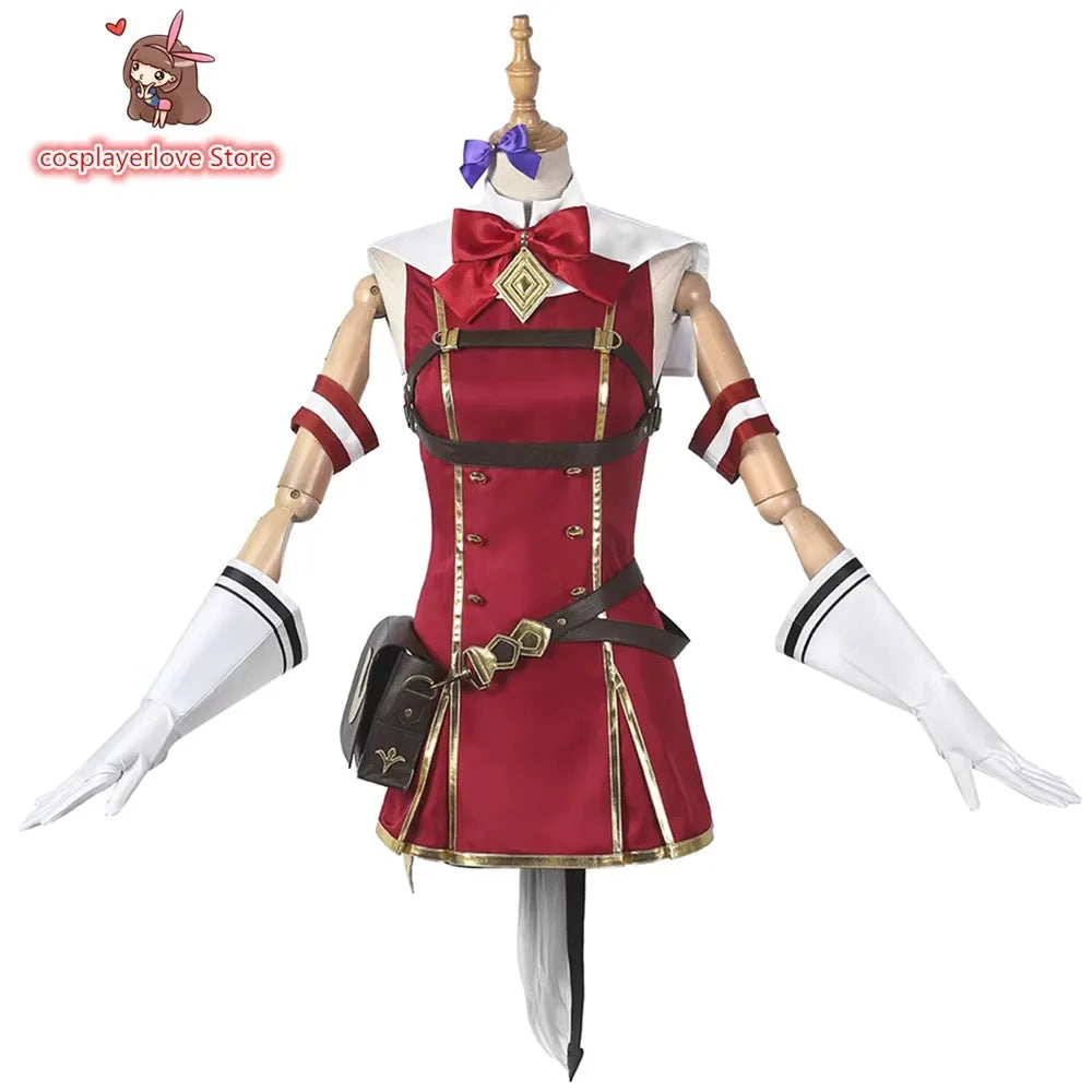 Uma Musume Pretty Derby Gold Ship Cosplay Costume | Complete Accessory Set - Big Tim's Magic Emporium