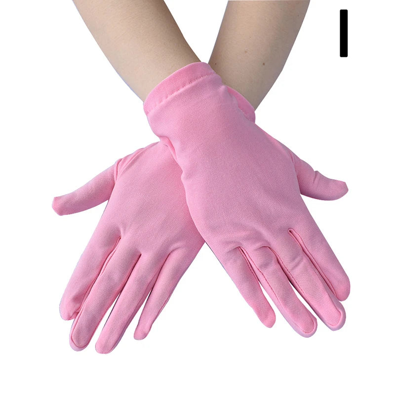 Festival Full Finger Performer Gloves Elastic Breathable Colorful Mitten Dance Cosplay Party Wedding Etiquette Glove Accessories - Big Tim's Magic Emporium