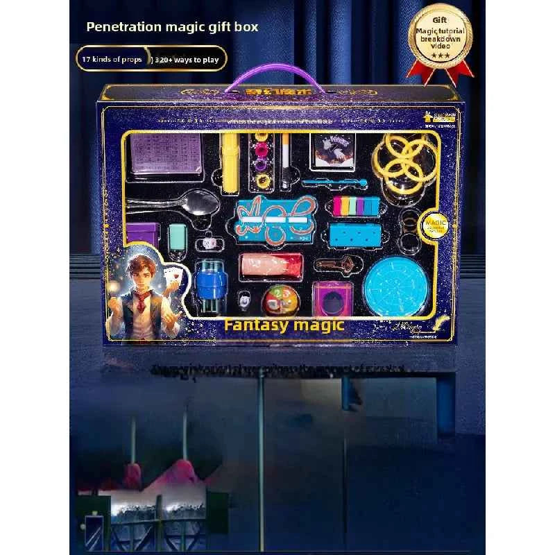 Fantastic Magic Trick Gift Box Set Awesome Poker Show Props Toy for Children Creative Birthday Present Home Party Performance - Big Tim's Magic Emporium
